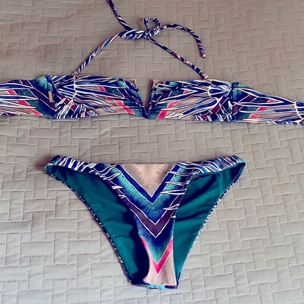 Mara Hoffman, convertible strap bikini, size medium
